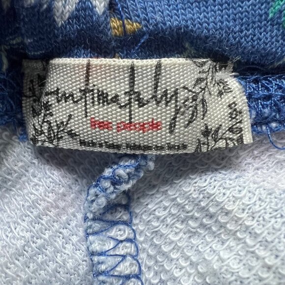 Intimately Free People Size XS Blue Floral A Go-Go Flouncy Summer Swing Shorts - Picture 3 of 10